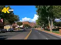 Kanab Utah 4K Driving Tour Scenic Red Rock Desert Drive
