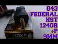 Glock 43 124 Grain Federal HST P Chronograph and killing soda cans