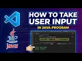 How to take User Input Java Program on Visual Studio Code 2026 Update Run in Terminal of VSCode