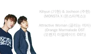 kihyun u0026 jooheon monsta x attractive woman orange marmalade ost cc han rom eng esp lyrics 