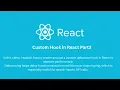 Custom Hook in React Part2 Optimize Search API Calls