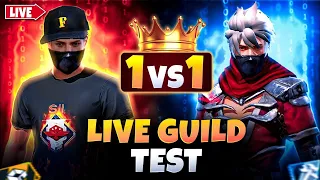 1VS1 CHALLENGE AAJAO GUILD TEST💪#freefirelive #freefiremax #classy#rggamer#freefirelive #skpatelff
