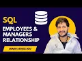 Find Employees and Their Managers Using SELF JOIN in SQL SQL Interview Question
