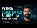 Python Conditional Statements Loops Data Science Lecture 7 by techlearningwithRajat