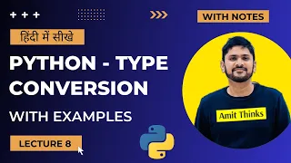 8 Python Type Conversion in Hindi Python Tutorial for Beginners in Hindi Amit Thinks
