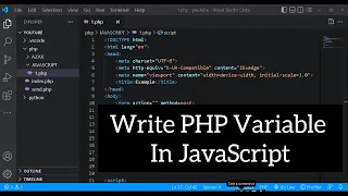 How To Write Php Variable In Javascript Php Code In Javascript