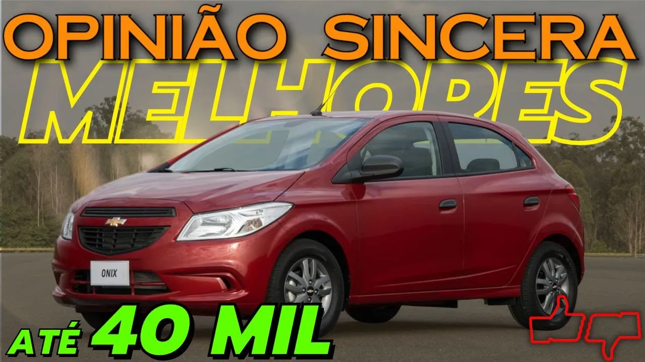 Procurando CARRO até R$ 40 mil? Melhores opções de hatch, sedan e SUV. Básico pelado NUNCA MAIS