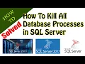 How To Kill All Database Processes in SQL Server