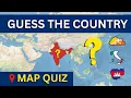 Guess The Country on The Map Ultimate Geography Quiz Challenge