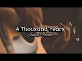 Download Lagu A Thousand Years - James Arthur | Lyrics (Speed up + Reverb + Sound Effect)