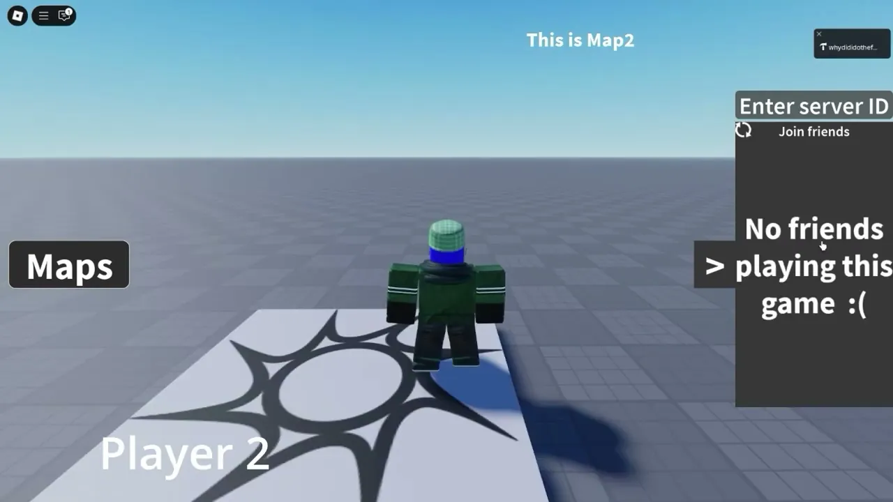 Cross server teleporting via private server access code