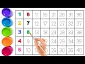 Learn Trace Numbers 1 to 50 Counting Writing Tracing Numbers for Kids Preschool Learning