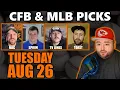 Download Lagu College Football \u0026 MLB Picks with Kyle Kirms | Tuesday August 26th