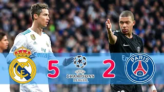 Real Madrid Vs Paris Saint Germain 5 2 All Goals HD 