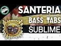 Download Lagu Sublime - Santeria | Bass Cover With Tabs in the Video