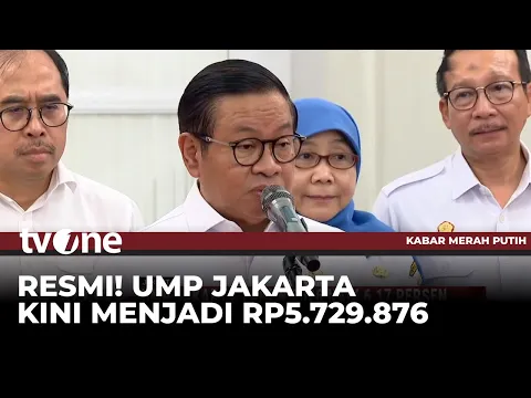 Pramono Umumkan UMP Jakarta Tahun 2026 Naik 6,17 Persen