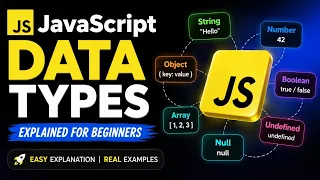 JavaScript Data Types Explained for Beginners Complete JS Tutorial