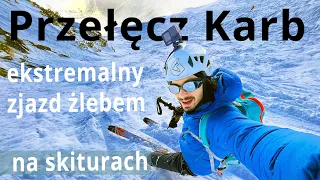 Download Przełęcz Karb ⛷ pionowy zjazd na skiturach w Tatrach! MP3