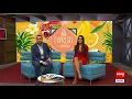 Gina Holguin Red Dress Ana Luisa Ganuza Floral Dress