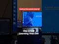 Day 2 of 100 Days Learning web dev Built my First HTML Page No css