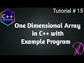 One Dimensional Array in C with Example Program English Programming With Danish