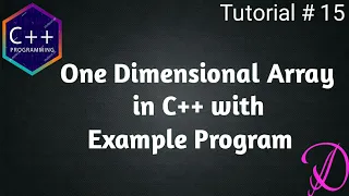One Dimensional Array in C with Example Program English Programming With Danish
