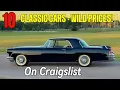 10 Classic Cars Listed on Craigslist with Surprising Prices
