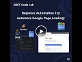 Automate Google Page Loading using Selenium and Java