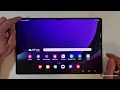 Samsung Galaxy Tab S9 How to turn off the tablet And how to set up the Power Button