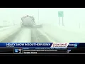 Southern Iowa hit by heavy snowfall DOT plows work overtime