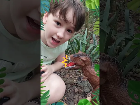Dinossauros do Felipe Canopf - T-Rex e Ovo #1million #dinosaur #viral #fazendinha