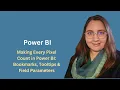 Making Every Pixel Count in Power BI Bookmarks Tooltips Field Parameters