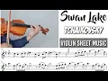 Free Sheet Swan Lake - Tchaikovsky Violin Sheet Music