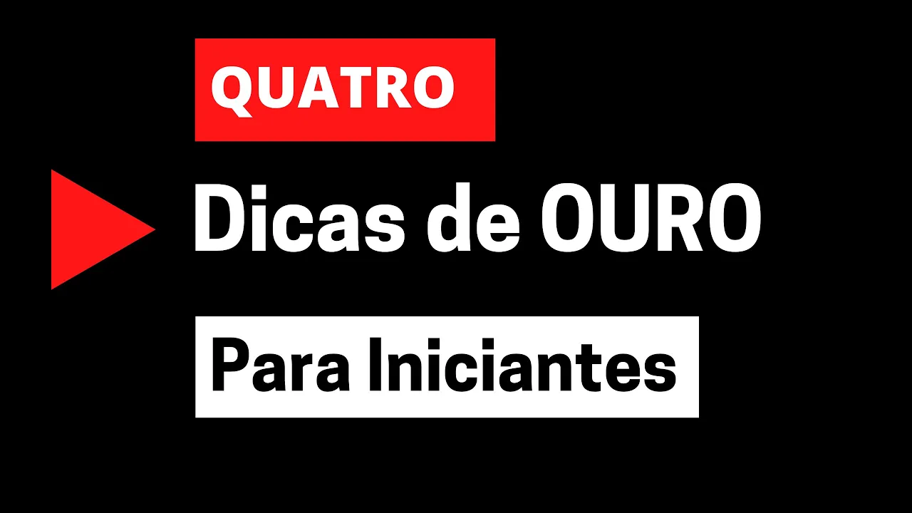 Quatro Dicas de Ouro para Iniciantes em Blogger