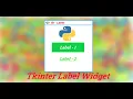 Label Widget and Its Attributes In Tkinter Python In Hindi Python Tkinter Label Widget In Hindi