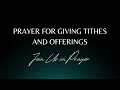 Prayer for Giving Tithes and Offerings Join Us in Prayer