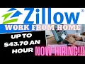 UP TO 43 70 an hour Work From Home Job ZILLOW IS HIRING NOW