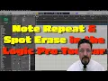 Note Repeat Spot Erase Logic Pro