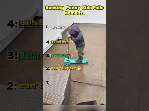 Ranking Funny Kids Fails Moments #hilariousfails