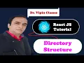 React Tutorial React Directory Structure React Hello World App Dr Vipin Classes