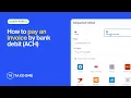 How to Pay an Invoice by Bank Debit ACH