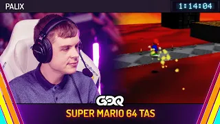 Super Mario 64 TAS by Palix in 1 14 04 - Summer Games Done Quick 2026