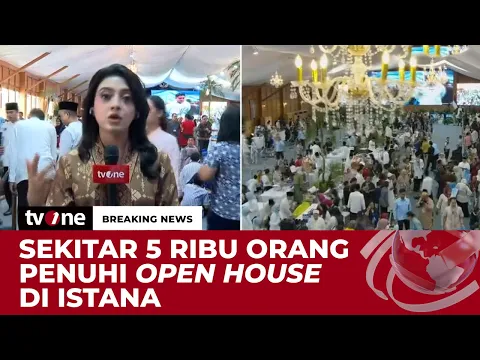 Warga Padati Istana Negara demi Hadiri Open House Presiden Prabowo
