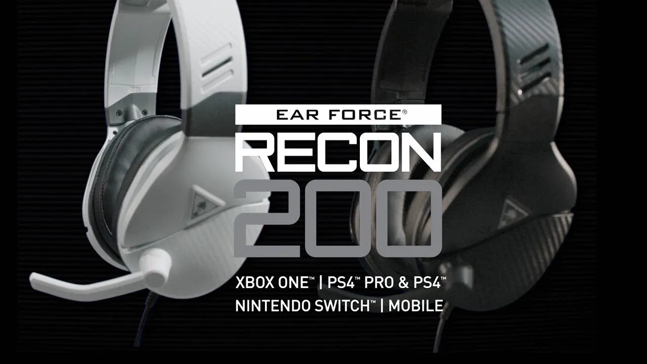 Casque Gaming Blanc 2e génération - Recon 200 - TURTLE BEACH : le