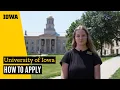 How to Apply to the University of Iowa