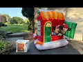 Gemmy 2009 Mickey and Minnie Mouse Disney Candy House Christmas Airblown Inflatable
