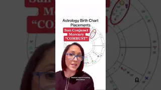 How to Read a Birth Chart Beginner - Sun Conjunct Mercury Combust