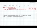 ECE 100 Twos Complement Arithmetic Example