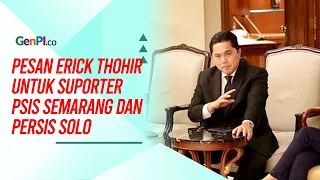 Sehari Jadi Ketum PSSI, Erick Thohir Langsung Tangani Bentrok Suporter