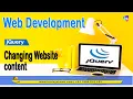 how to change webpage content using jquery dynamic page content replacing jquery Harisystems